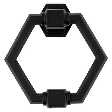 National Hardware Powell 4 in. L Matte Black Die Cast Zinc Door Knocker