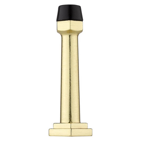 National Hardware Powell 5/8 in. W X 3-19/32 in. L Zinc Brushed Gold Gold Door Stop Mounts to door a