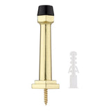 National Hardware Powell 5/8 in. W X 3-19/32 in. L Zinc Brushed Gold Gold Door Stop Mounts to door a