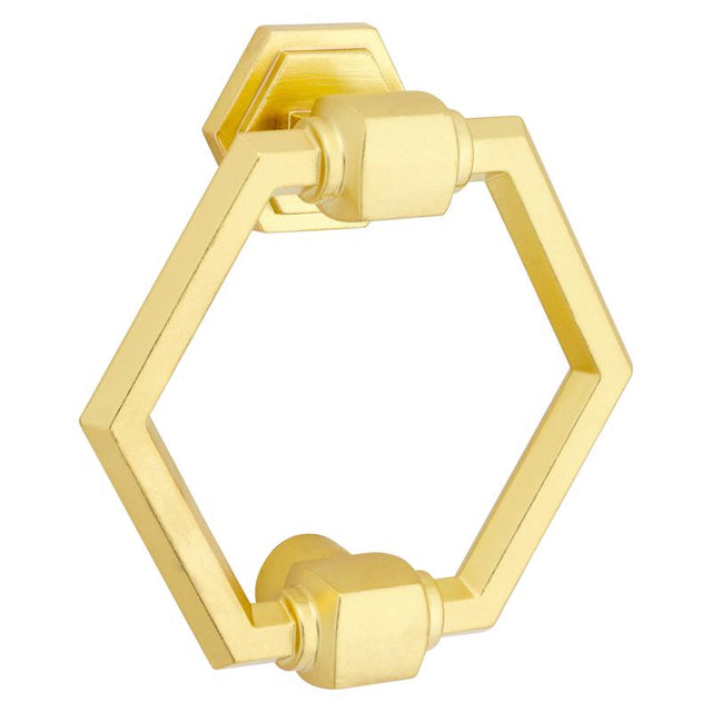 DOOR KNOCKER GOLD 4"