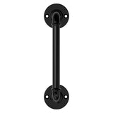 National Hardware 2.5 in. L Black Steel Gate Handle 1 pk
