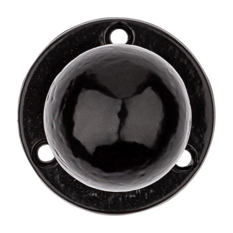 National Hardware 2.87 in. L Matte Black Steel Knob Pull