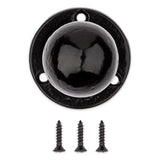 National Hardware 2.87 in. L Matte Black Steel Knob Pull