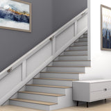 National Hardware Powell Gray Zinc Die Cast w/Steel Strap Handrail Bracket 3-5/32 in. L 150 lb