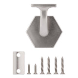 National Hardware Powell Gray Zinc Die Cast w/Steel Strap Handrail Bracket 3-5/32 in. L 150 lb