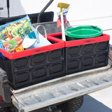Greenmade InstaCrate 12 gal Black/Red Folding Crate 11.7 in. H X 14.2 in. W X 21 in. D Stackable