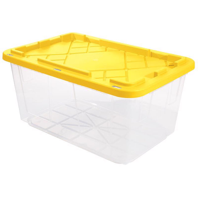 STORAGE BOX CLR/YLW 27GL