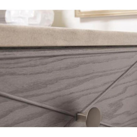 Amerock Riva Oval Cabinet Knob 1-1/4 in. D 1-1/16 in. Satin Nickel 1 pk