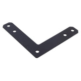 Hampton 12 in. H X 12 in. W X 3/16 in. D Black Steel Corner Plate