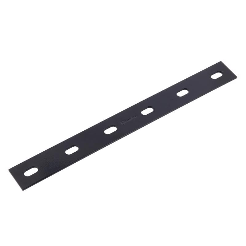 Hampton 1/8 in. H X 1.5 in. W X 14 in. L Black Steel Mending Plate