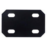 Hampton 1/8 in. H X 3 in. W X 4.75 in. L Black Steel Mending Plate