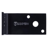 Hampton 1.5 in. H X 1.67 in. W X 1/8 in. D Black Steel Inside/Outside Corner Brace