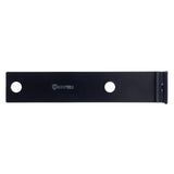 Hampton 1.5 in. H X 7.5 in. W X 1/8 in. D Black Steel Inside/Outside Corner Brace