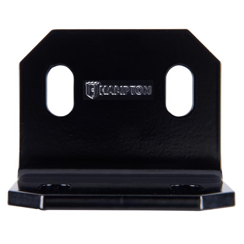 Hampton 2.4 in. H X 3 in. W X 3/16 in. D Black Steel Inside/Outside Corner Brace