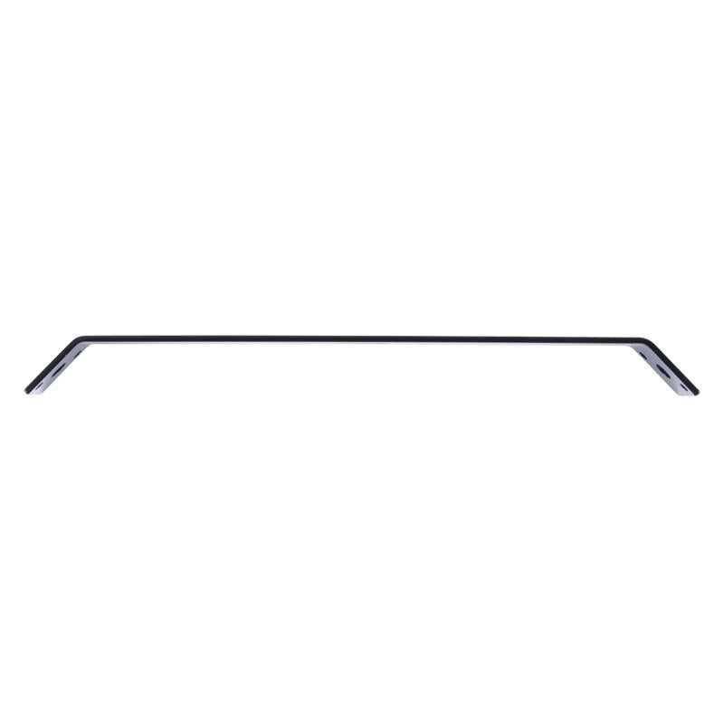 Hampton 13.3 in. H X 1.5 in. W X 1/8 in. D Black Steel Inside Strap Brace