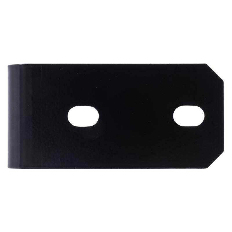 Hampton 3 in. H X 6.25 in. W X 1/4 in. D Black Steel Inside/Outside Corner Brace