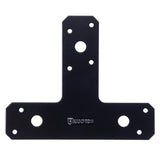 Hampton 11/16 in. H X 5 in. W X 6 in. L Black Steel T-Plate