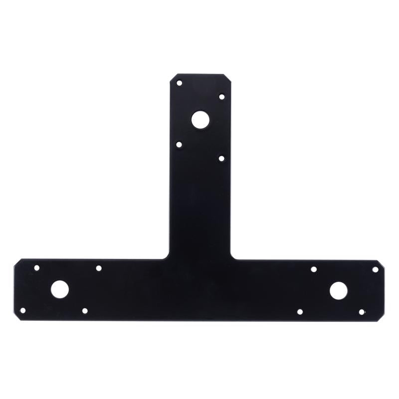 Hampton 1/8 in. H X 8 in. W X 12 in. L Black Steel T-Plate