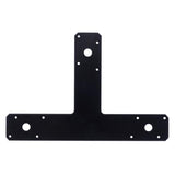 Hampton 1/8 in. H X 8 in. W X 12 in. L Black Steel T-Plate