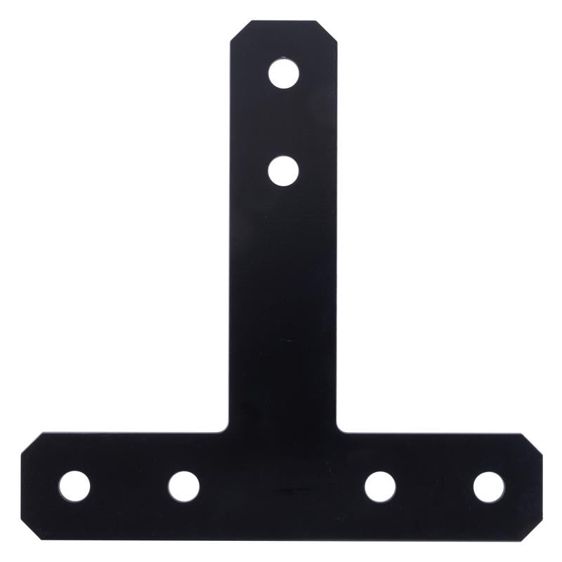 Hampton 3/16 in. H X 12 in. W X 12 in. L Black Steel T-Plate