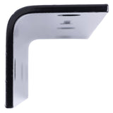 Hampton 1.6 in. H X 9 in. W X 1/8 in. D Black Steel Inside/Outside Corner Brace