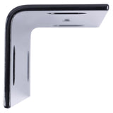 Hampton 7 in. H X 2.10 in. W X 1/8 in. D Black Steel Inside/Outside Corner Brace