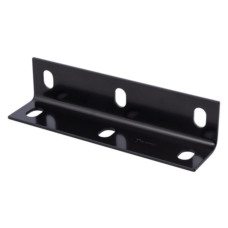 Hampton 9 in. H X 2.10 in. W X 1/8 in. D Black Steel Inside/Outside Brace