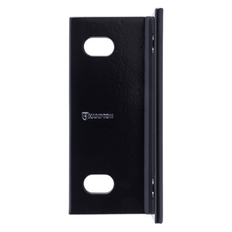 Hampton 6.62 in. H X 3 in. W X 1/4 in. D Black Steel Inside/Outside Corner Brace