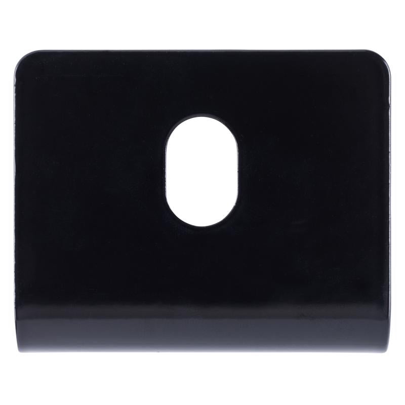 Hampton 2.40 in. H X 2.40 in. W X 1/8 in. D Black Steel Inside/Outside Square Corner Brace