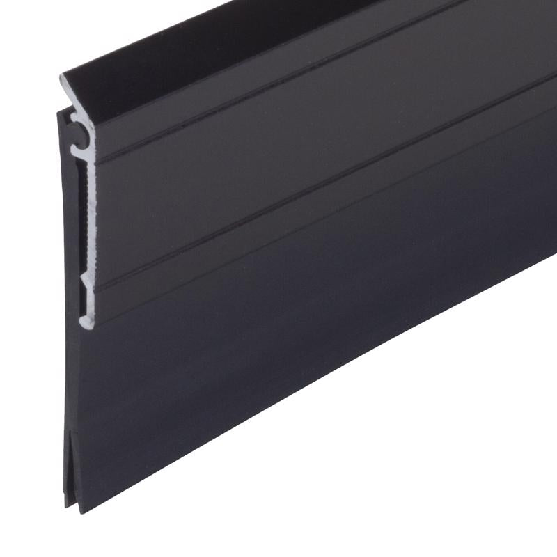 M-D Building Products Black Aluminum/Vinyl Sweep For Doors 36 in. L X 0.25 in.