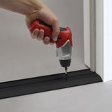 M-D Building Products 0.5 in. H X 3.75 in. W X 36 in. L Mill Aluminum/Vinyl Deluxe Low Threshold Bla