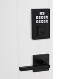 Kwikset SmartCode Matte Black Metal Electronic Deadbolt