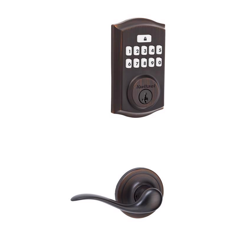 Kwikset SmartCode Venetian Bronze Metal Electronic Deadbolt