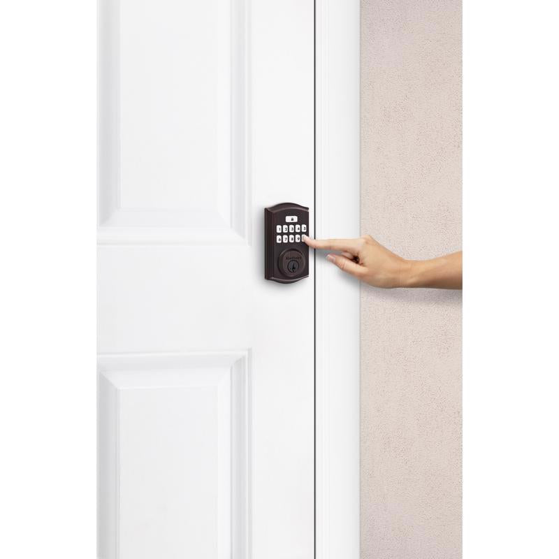 Kwikset SmartCode Venetian Bronze Metal Electronic Deadbolt