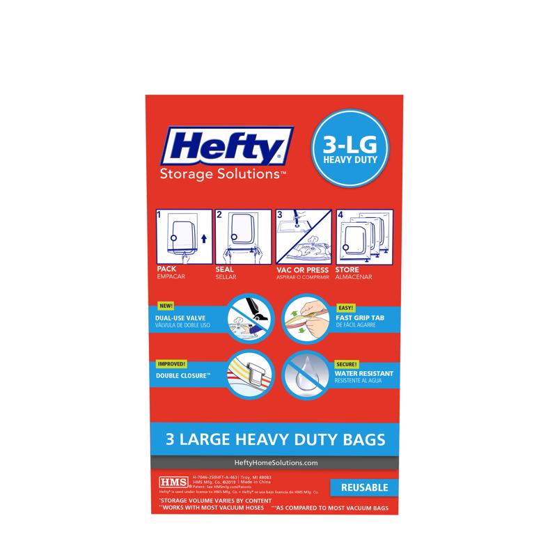 Hefty Shrink-Pak Clear Vacuum Cube Storage Bags