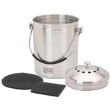 Black+Decker 166 oz Silver Stainless Steel Compost Keeper