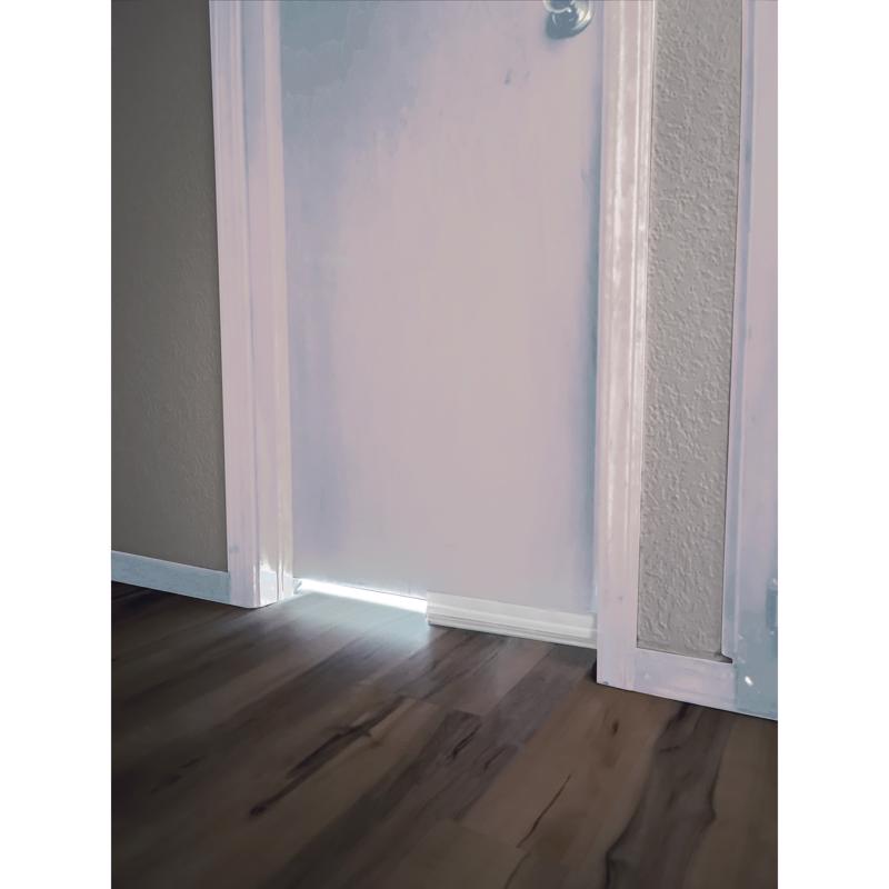 M-D Building Products Light and Sound White Vinyl Door Bottom For Doors 32 in. L X 1.38 in.