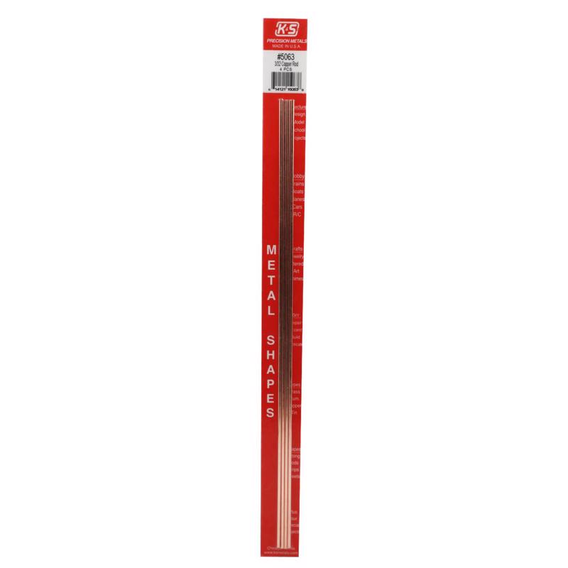 COPER TUBE 3/32"X1' 4PK