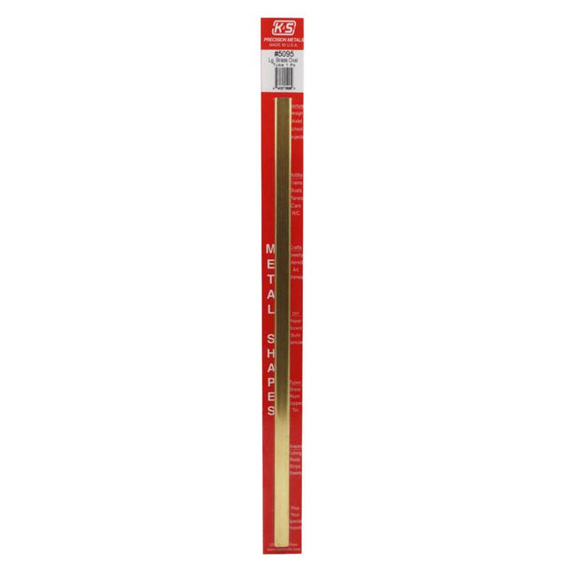 BRASS TUBE OVAL 12"