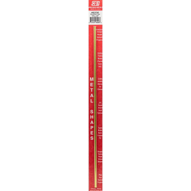 BRAS TUBE ROUND 12X5/32"