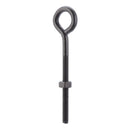 Wright 1/4 in. X 4 in. L Black Steel Eyebolt Nut Included