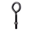 Wright 3/8 in. X 4 in. L Black Steel Eyebolt Nut Included