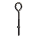 Wright 3/8 in. X 6 in. L Black Steel Eyebolt Nut Included