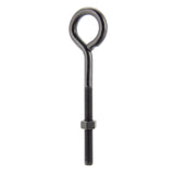 Wright 3/8 in. X 6 in. L Black Steel Eyebolt Nut Included