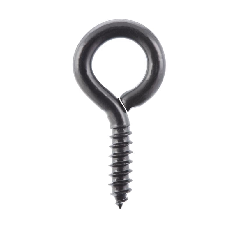 Wright 3/8 in. D X 2-7/8 in. L Black Steel Screw Eye 250 lb 1 pk