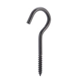 Wright Medium Matte Black Black Steel 3-7/8 in. L Ceiling Hook 80 lb 1 pk