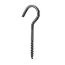 Wright Medium Matte Black Black Steel 3-3/8 in. L Ceiling Hook 50 lb 1 pk