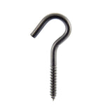 Wright Medium Matte Black Black Steel 4-3/16 in. L Ceiling Hook 200 lb 1 pk