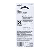 Wright 1/4 in. X 2 in. L Black Steel Eyebolt Nut Included