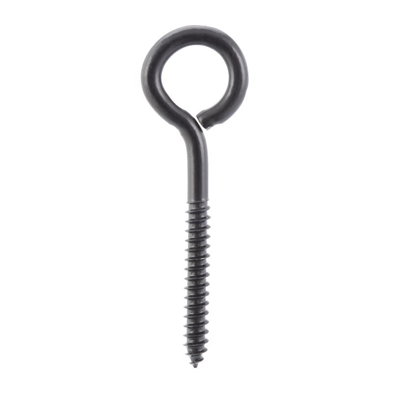 Wright 5/16 in. D X 4 in. L Black Steel Lag Screw Eye 225 lb 1 pk